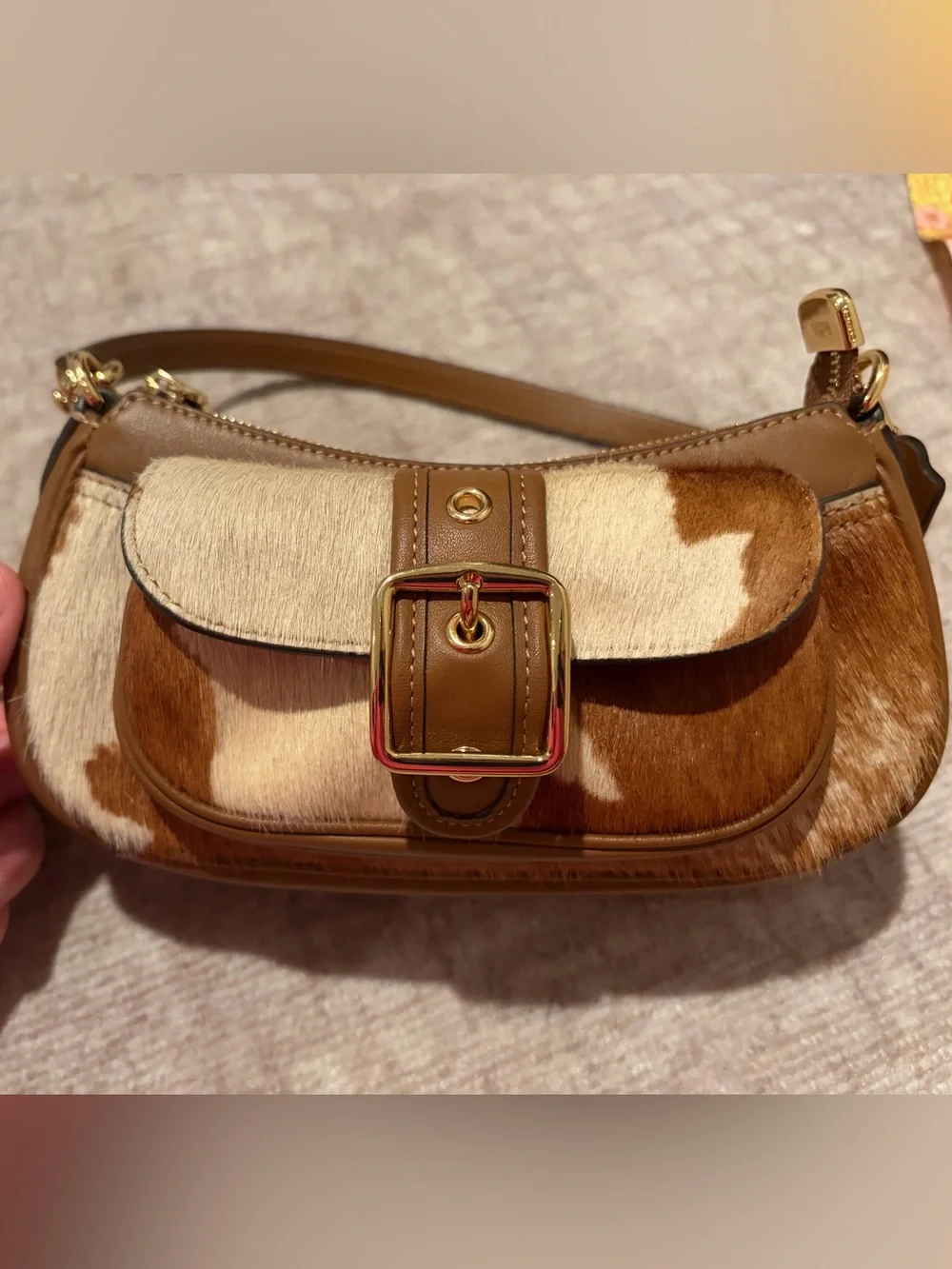 Coach Mini Cowhide Shoulder Bag